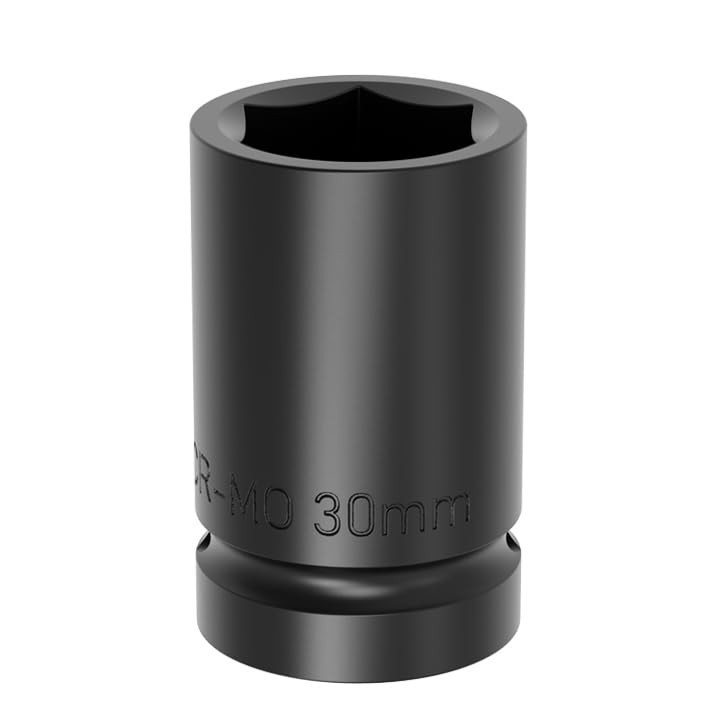 Impact Socket Shallow Socket 1/2 drive Lug Nut Flip Socket Chrome-Moly 30mm