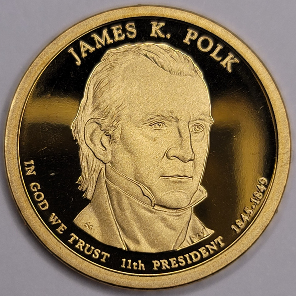 2009 S PROOF PRESIDENTIAL JAMES K. POLK DOLLAR