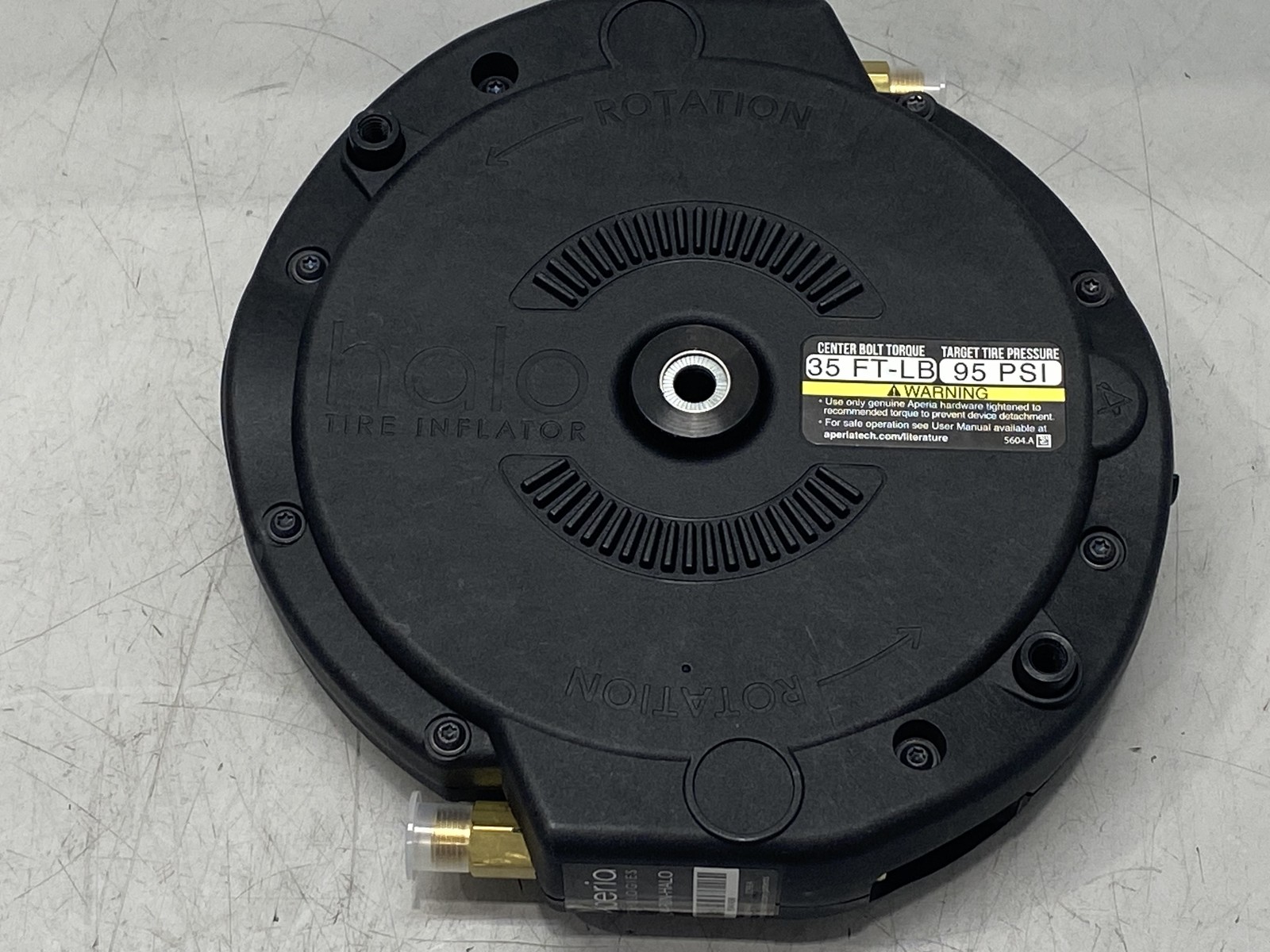 Aperia Halo 95 PSI TPMS Tire Inflator Monitoring System HA-4095H