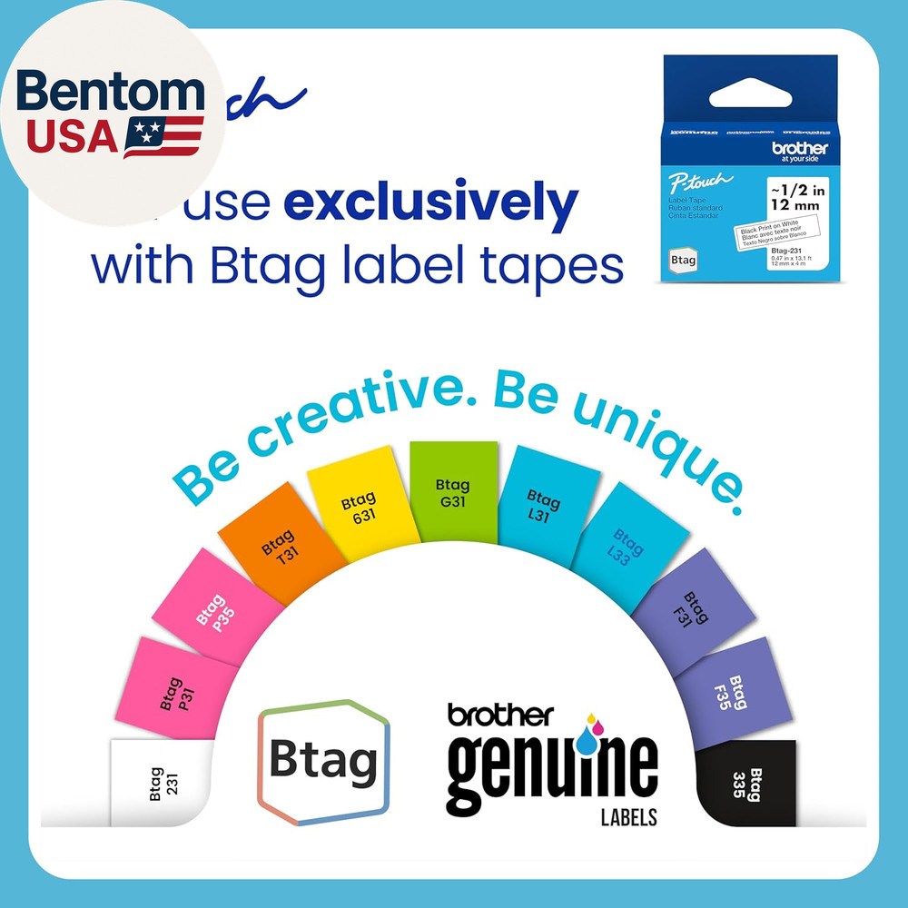 P-Touch PT-N25BT Personal Connected Label Maker, Bluetooth, Design&Print2 App, P