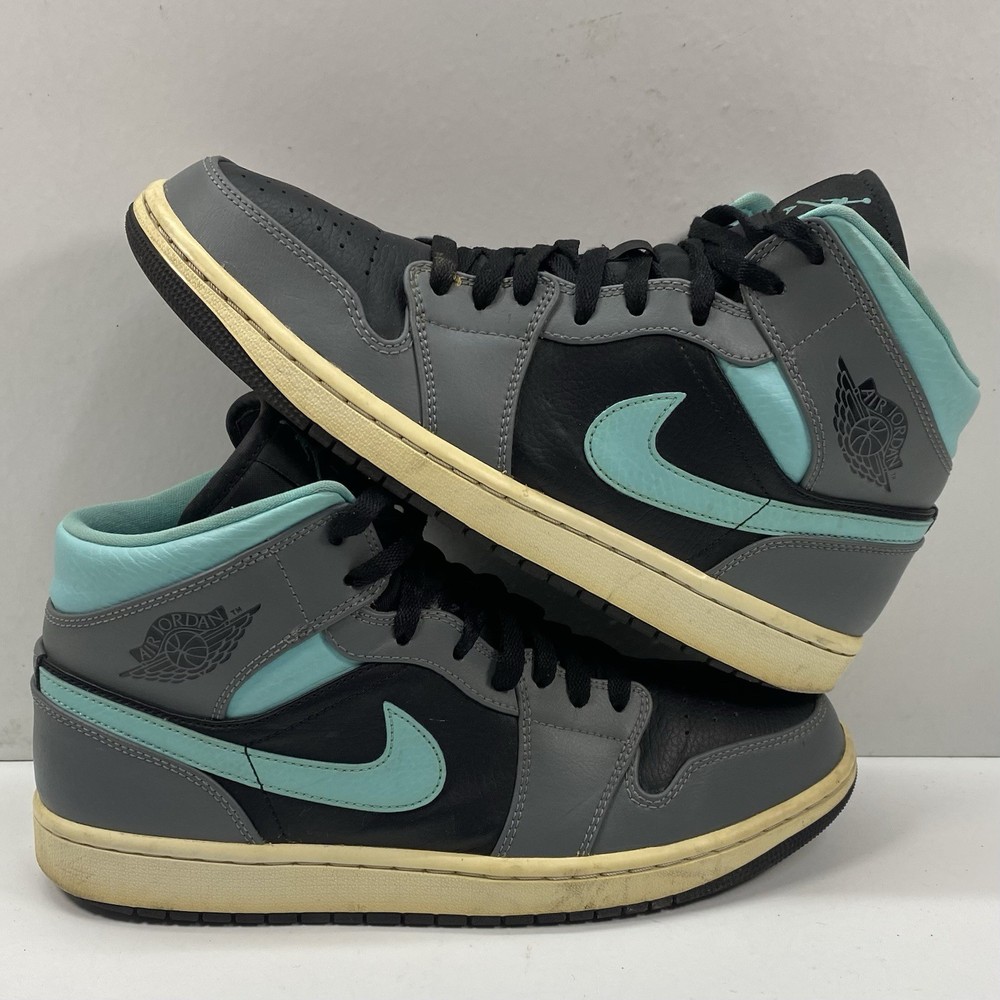 Size 10 - Air Jordan 1 Mid Grey Aqua