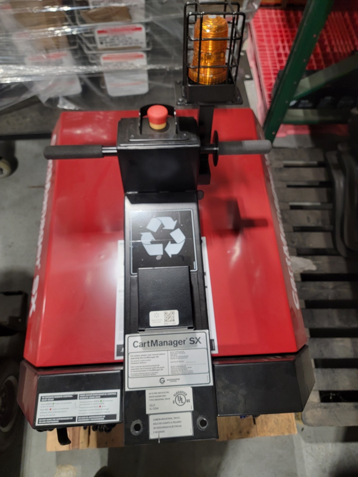 Gatekeeper CartManager SX Motorized Shopping Cart Pusher-New Open Box