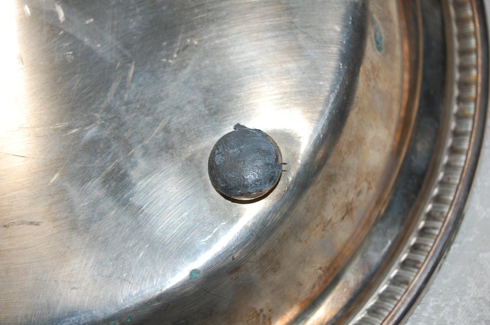 Reed Barton Footed Dish 1948 Silver Plated Deep Serving Dish Plate