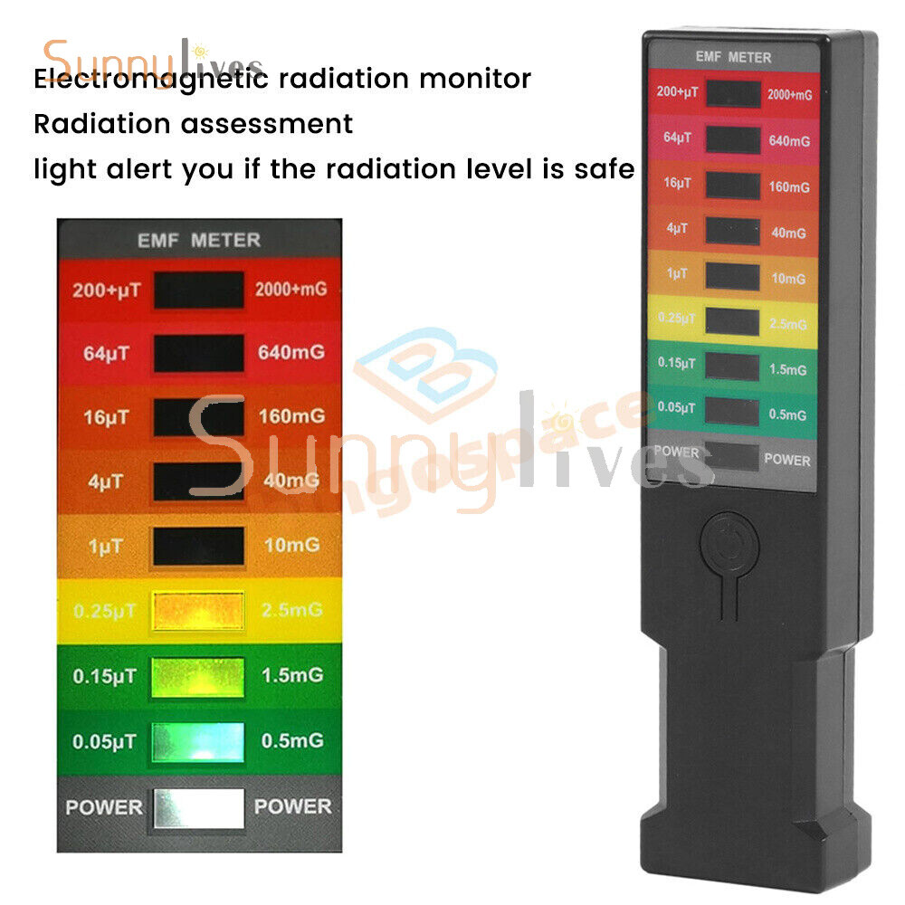 Electromagnetic Field Tester Digital Sensor Reader EMF Meter Radiation Detector