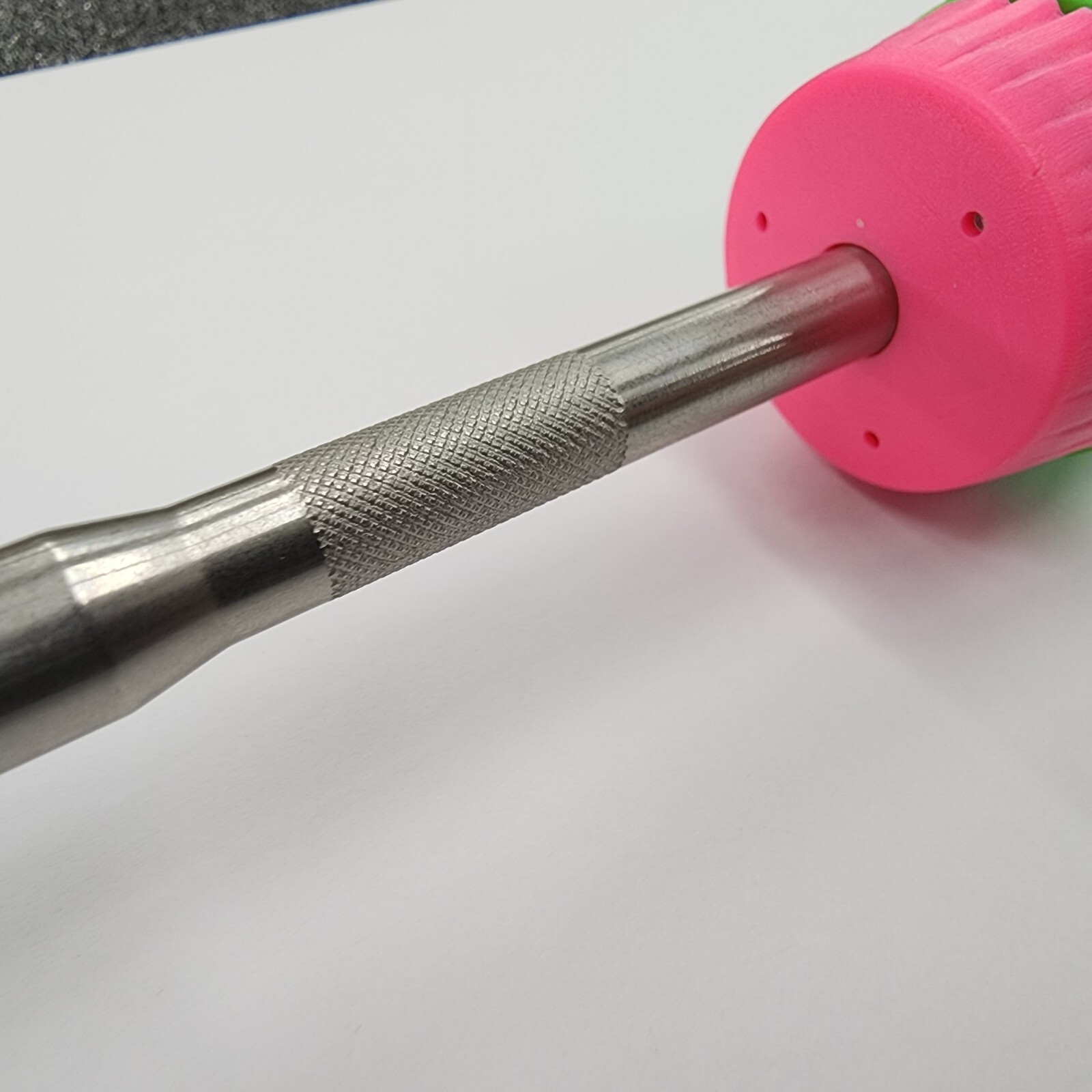 Snap-on Tools USA RARE GREEN & PINK Ratcheting Screwdriver w/Bits SSDMR4B