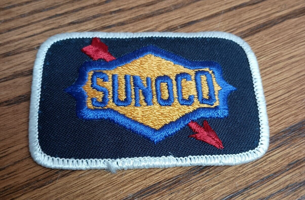 Sunoco Gasoline Attendant Patch Vintage Black Version
