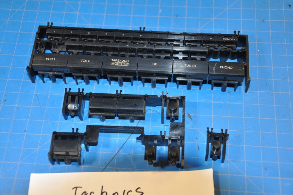 Technics SA-GX350 Receiver Replacement Parts Control Push Buttons