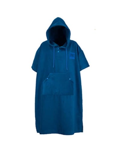AKONA Tulum Changing Poncho Blue