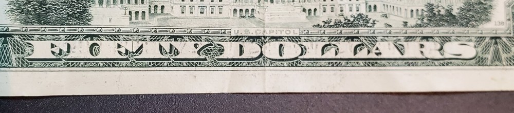1990 50 dollar bill Multiple errors