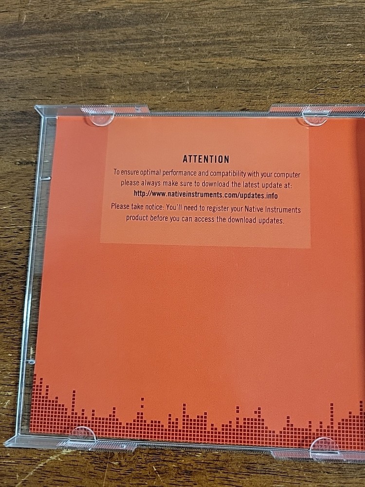 Vintage 2003 Native Instruments Battery 2 Virtual Drum Sampler Software 2 CD Set