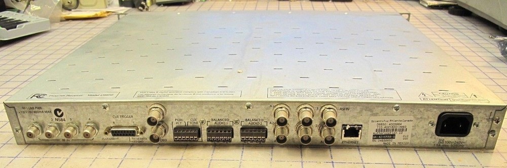 PowerVu SCIENTIFIC ATLANTA D9828 MULTI DECRYPTION Receiver CLC:MDR