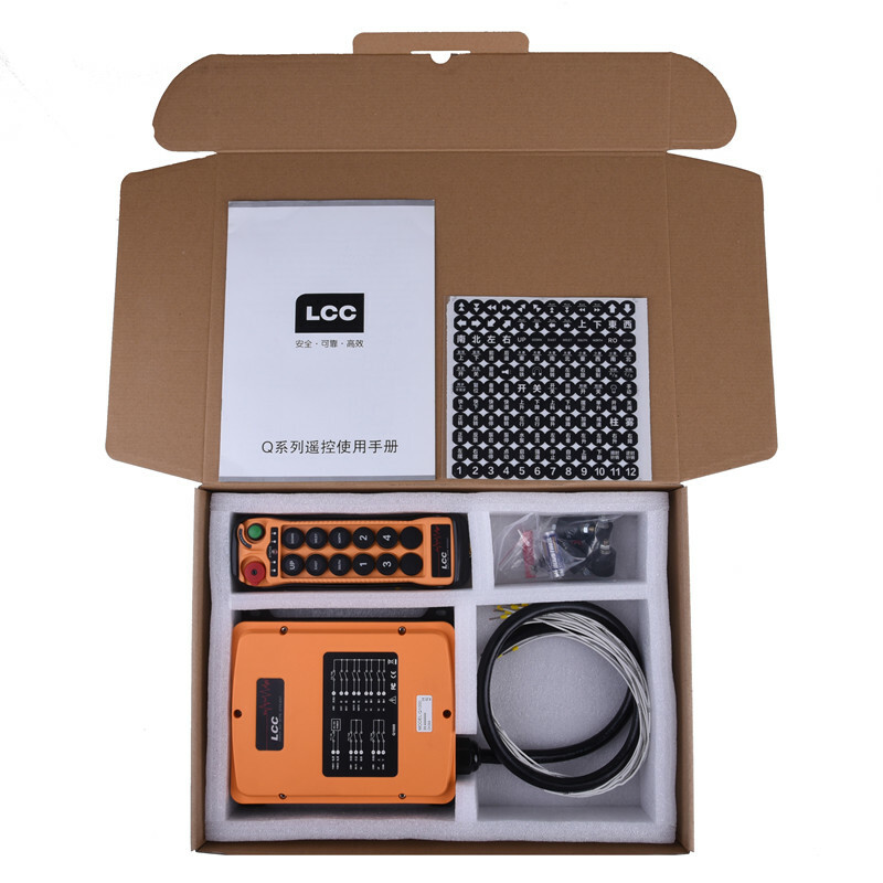 Hydraulic Crane 10 Buttons Industrial Wireless Remote Control Lifting Switch