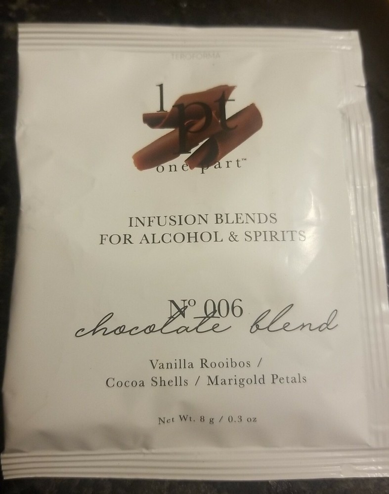 Chocolate Blend For Infusing Alcohol & Spirits Teroforma One Part Mix