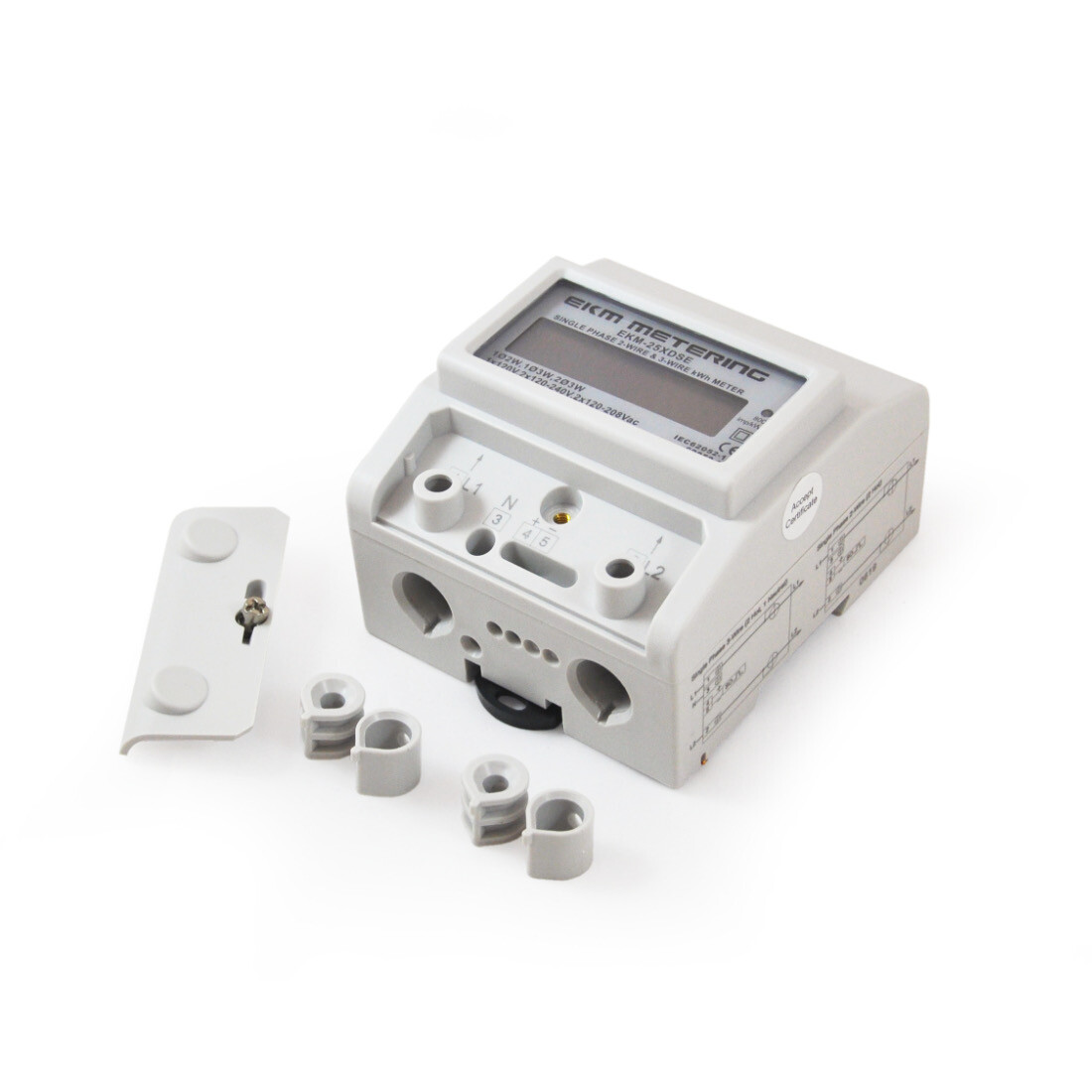 Electric Kilowatt-Hour kWh Meter 120/240V 100A Energy Monitor #4