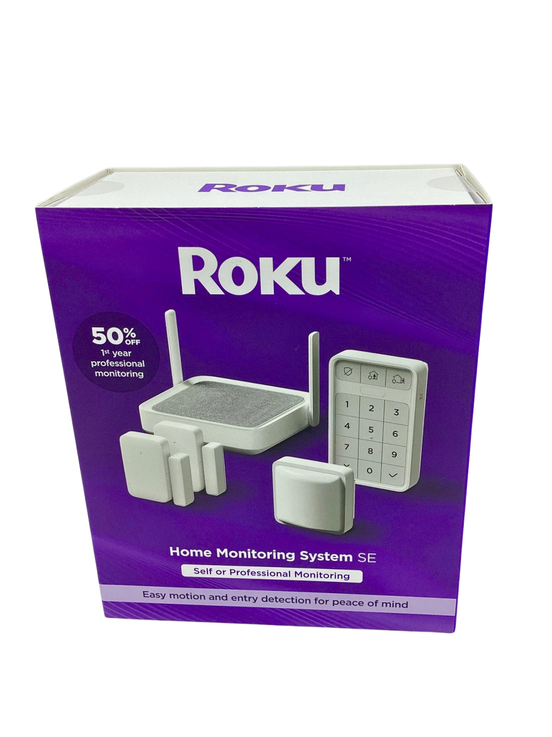 Roku Home Monitoring System SE 5-Piece Kit - SS1000R Smart Security - New