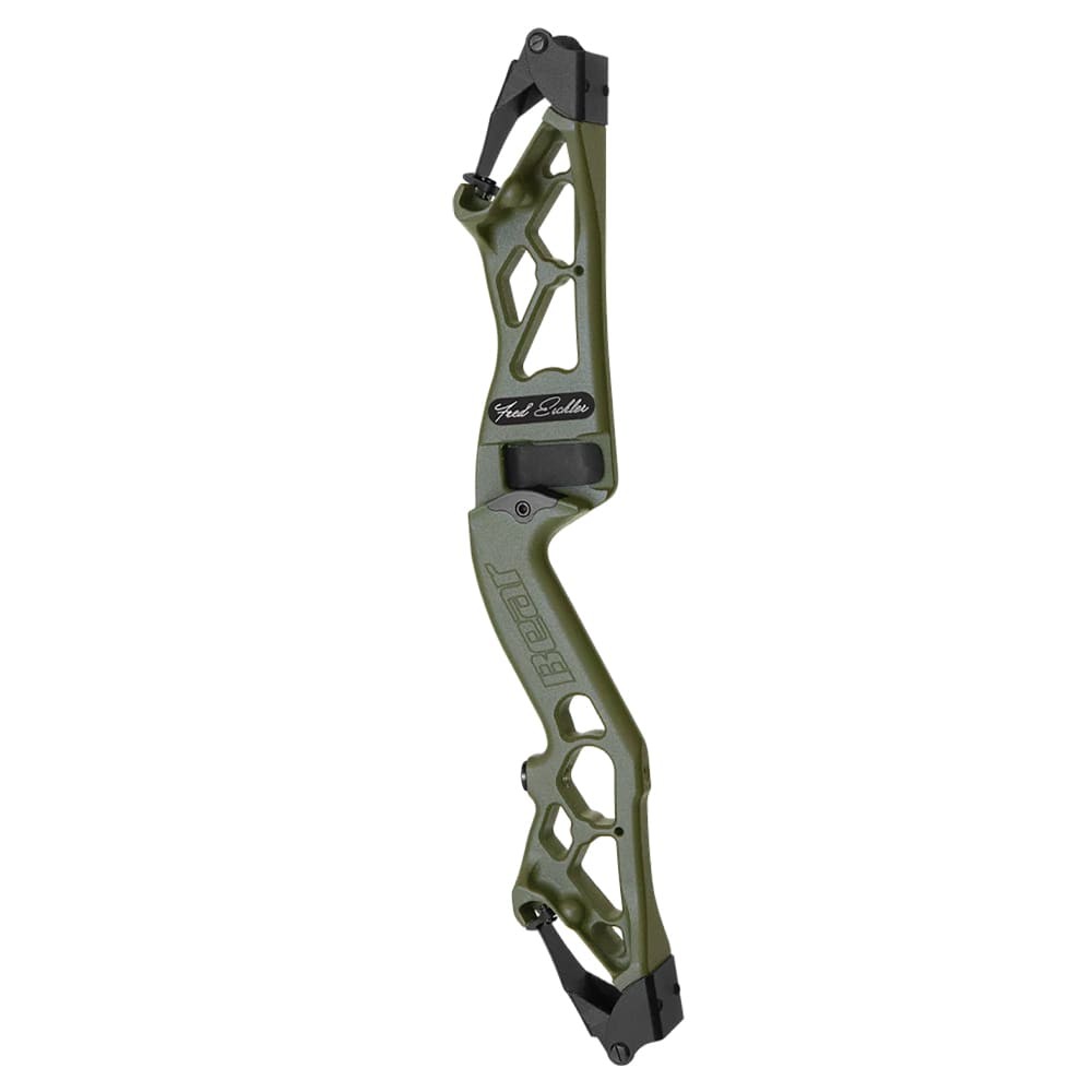 Bear Archery Fred Eichler LH Riser Traditional Bow, Olive Green (A23FEEGL)