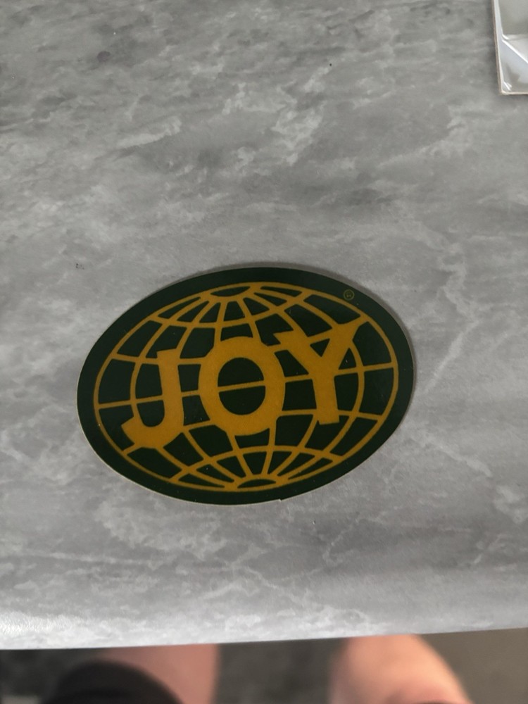Joy Coal Mining stickersNICE GLOBE RARE