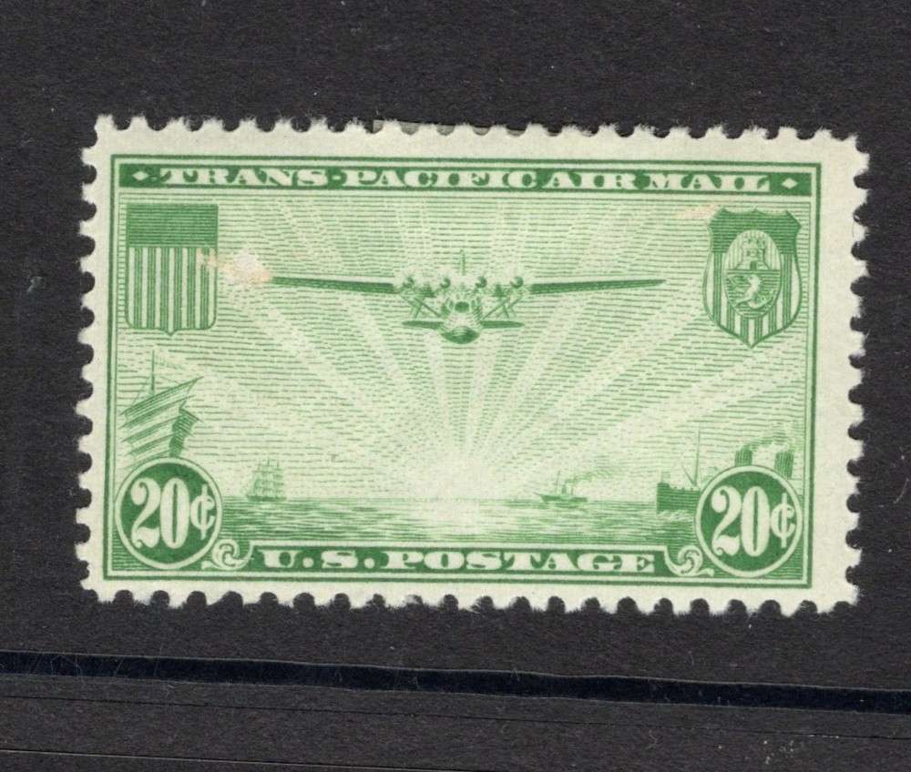 US Scott C21 Mint Hinged - Scuff on Face - CV 10$