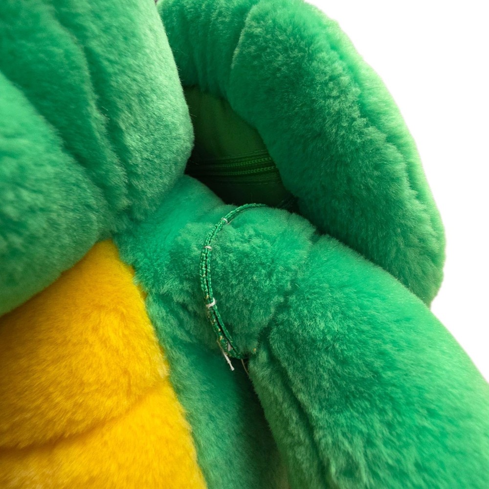 Build a Bear BABW Green Plush Turtle Backpack Stuffed Animal 16" Soft & Cute