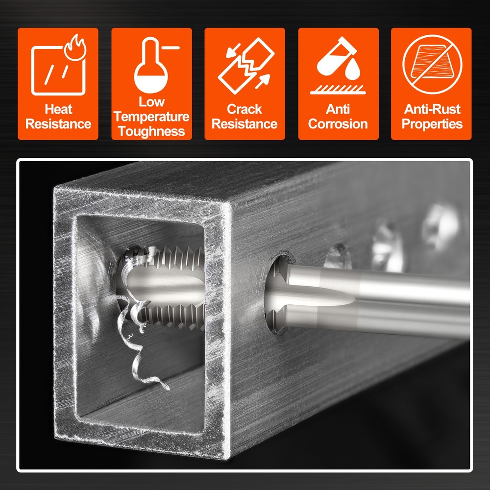 M6x1 Spiral Point Plug Threading Tap Polished Screw Tapping