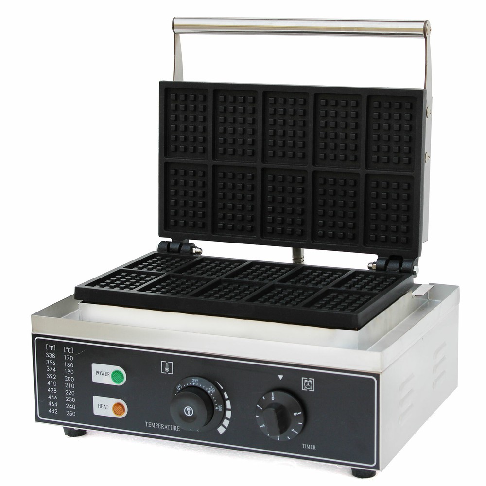 Nonstick Commercial Waffle Maker Baking Machine Electric Baking Waffles Machine