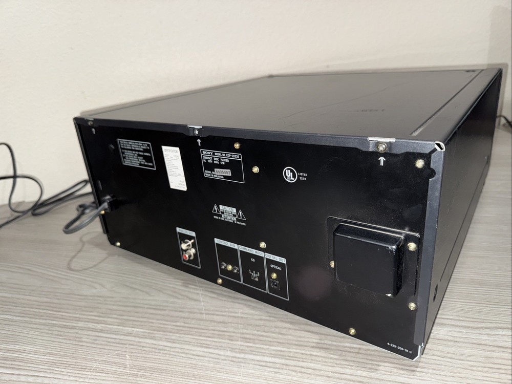 Sony CDP-CX235 200 CD Compact Disc Player Tested & Working No Remote~TESTED