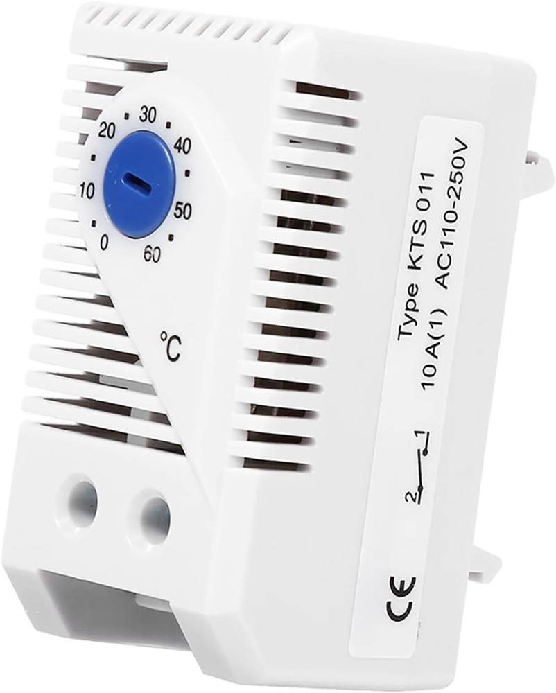 Mechanical Thermostat, 0-60 Adjustable Normally Open Temperature Controller Swit