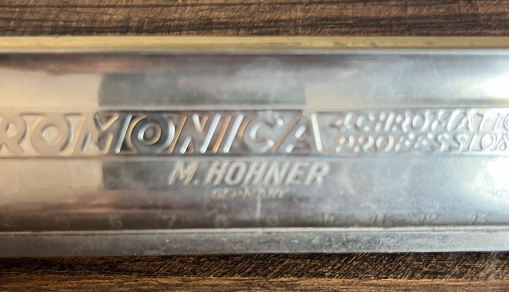 Hohner 64 Chromonica Harmonica Professional Model With Case