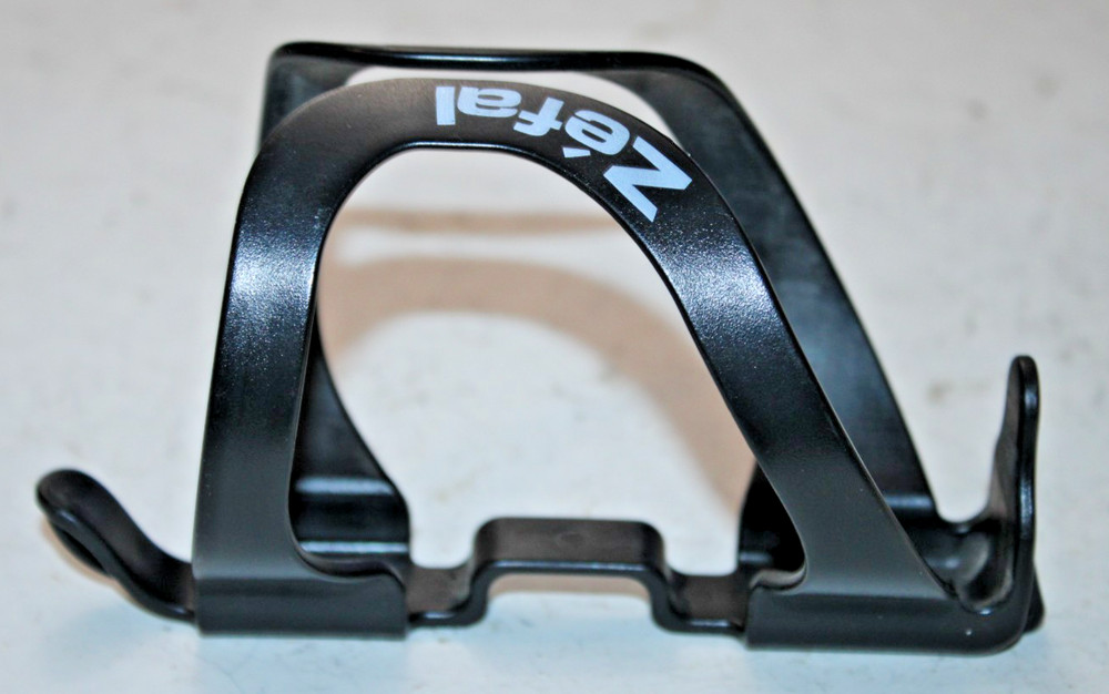 Zefal Spring Bottle Cage Flat Black Plastic Commuter Cafe Java Road Gravel MTB ~