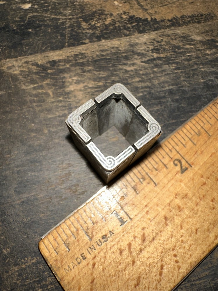 Print Blocks “ Border Frame “ Nice Image & Lines! Room For Type