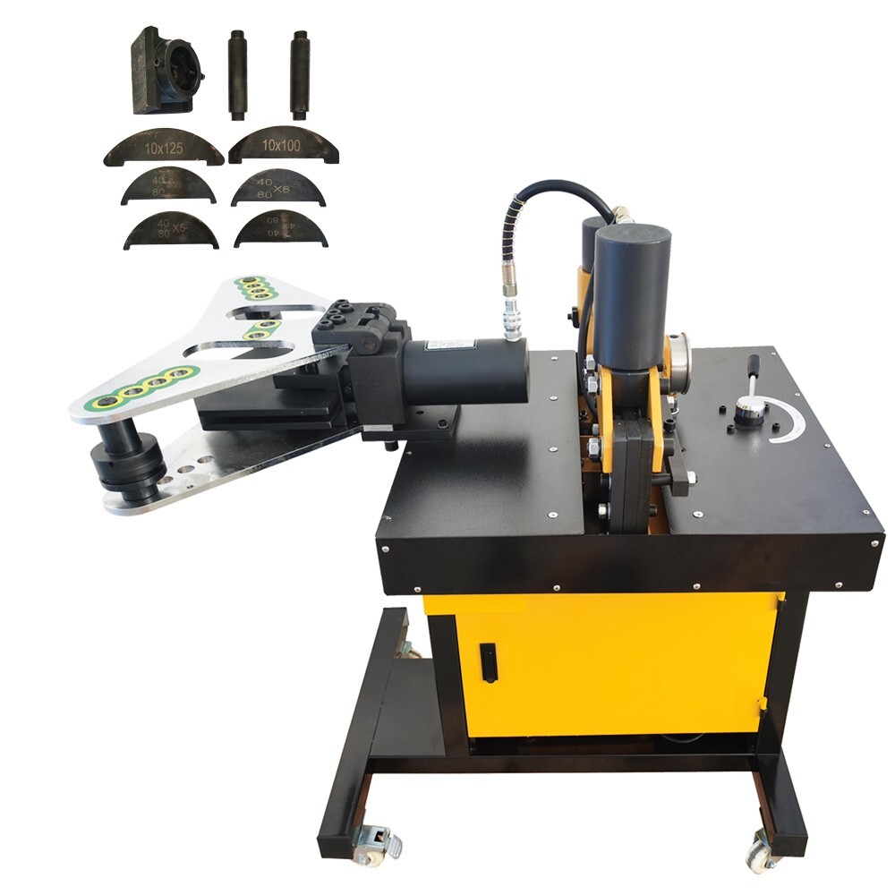 4 in 1 Electric Hydraulic Busbar Processor Bus Processing Machine 0°-90° 750W