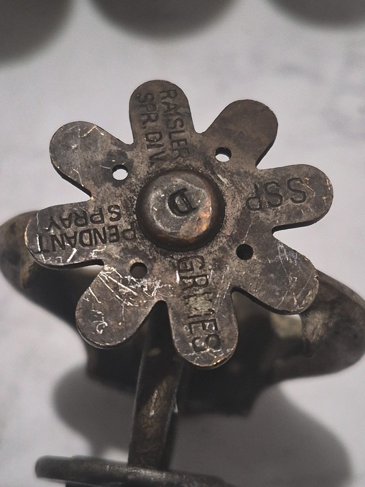 Vintage 1961 Fire Sprinkler Pendent Head Brass