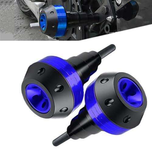 Motorcycle Frame Sliders Crash Pad Falling Protector Compatible with Blue