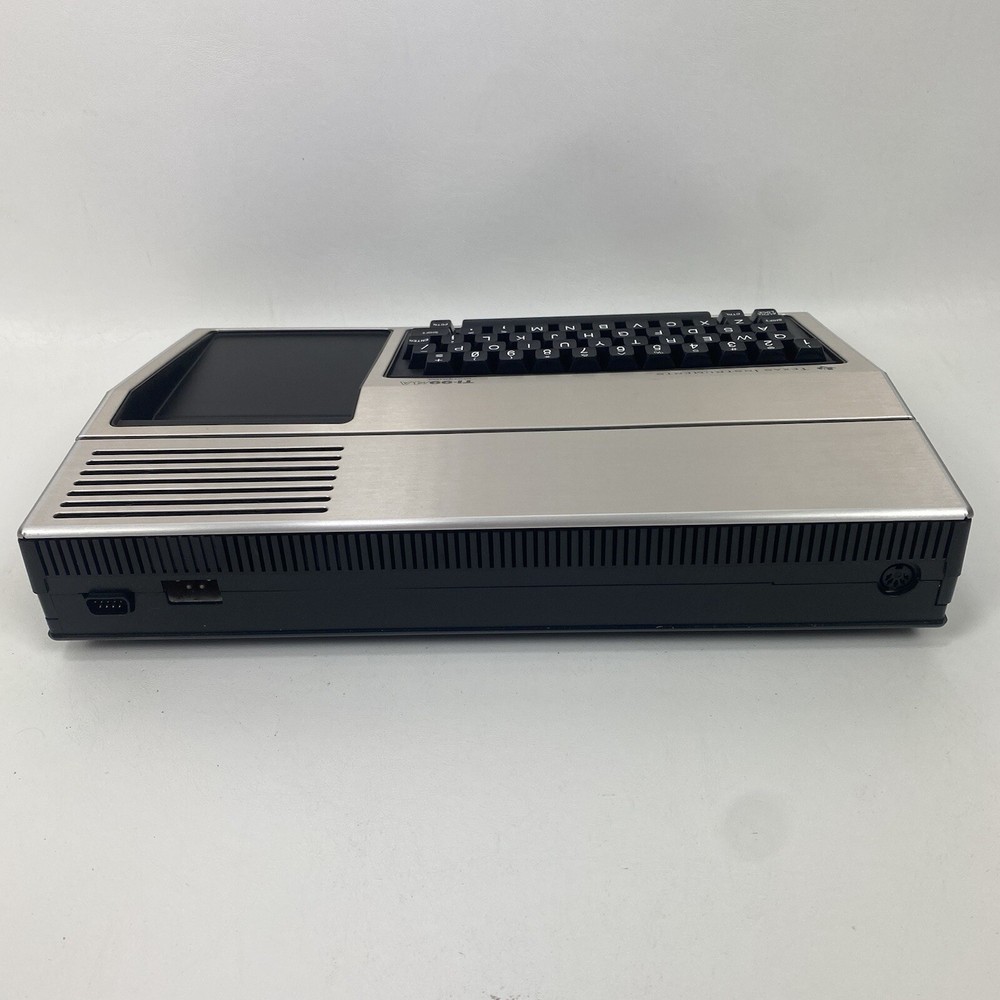 Texas Instruments Computer TI-99/4A Original Box Cords & Docs