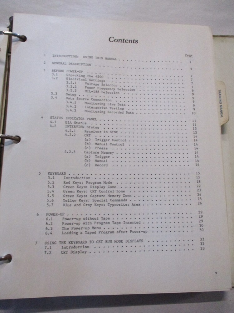 ATLANTIC RESEARCH INTERVIEW 4500 TECHNICAL AND TRAINING MANUAL