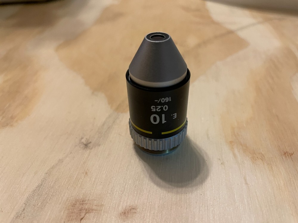 Nikon 10x Microscope Objective E 10 / 0.25 / 160/∞ infinity - Fast Shipper