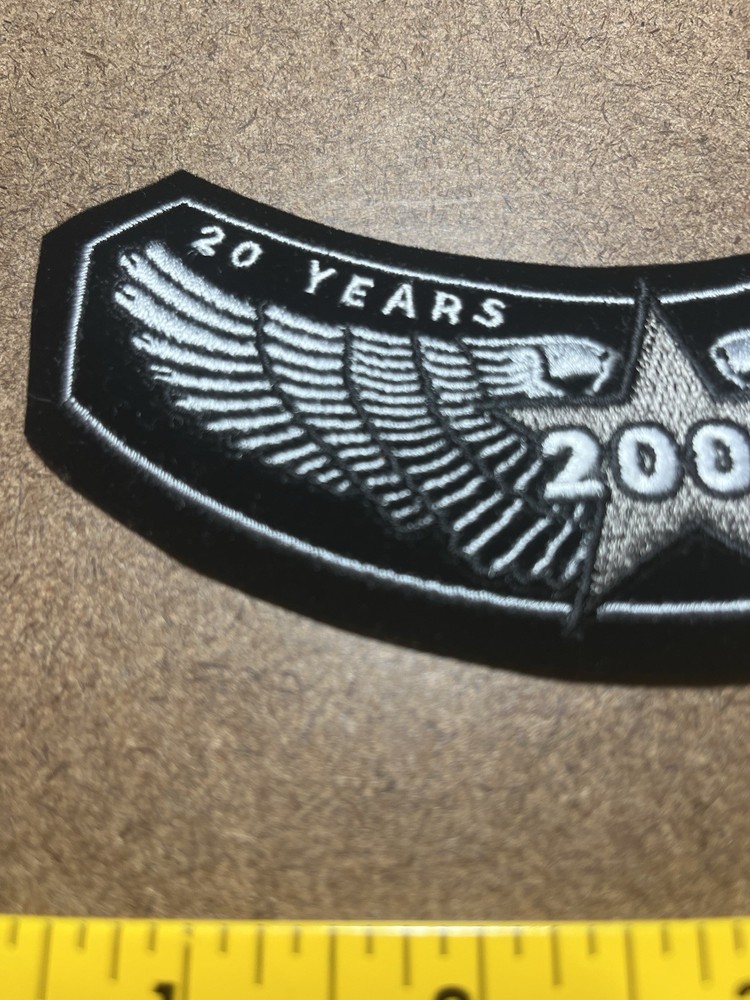 Harley Hog 2003 Patch 20th Anniversary Patch Harley Davidson club patch