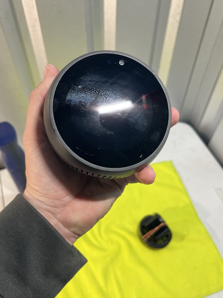 Amazon Echo Spot Smart Display Alexa Black Works Tested