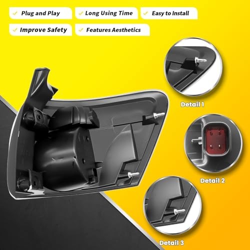 Left Tail Light Assembly W/Bulbs Compatible with 2007-2012 Acadia Driver Side