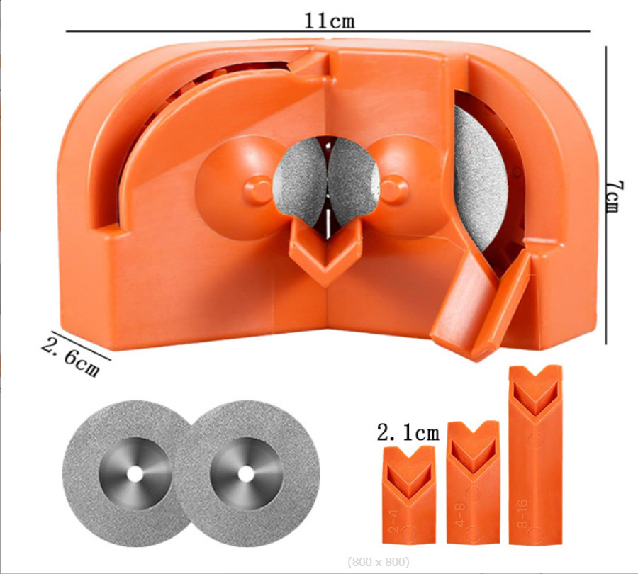 Multipurpose Drill Bit Sharpener Manual Grinding Sharpener Universal Portable