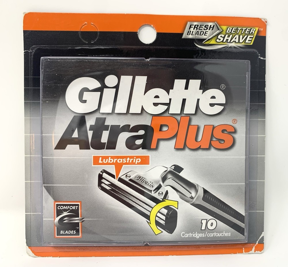 Gillette AtraPlus Cartridges with Lubrastrip, 10-Count Package