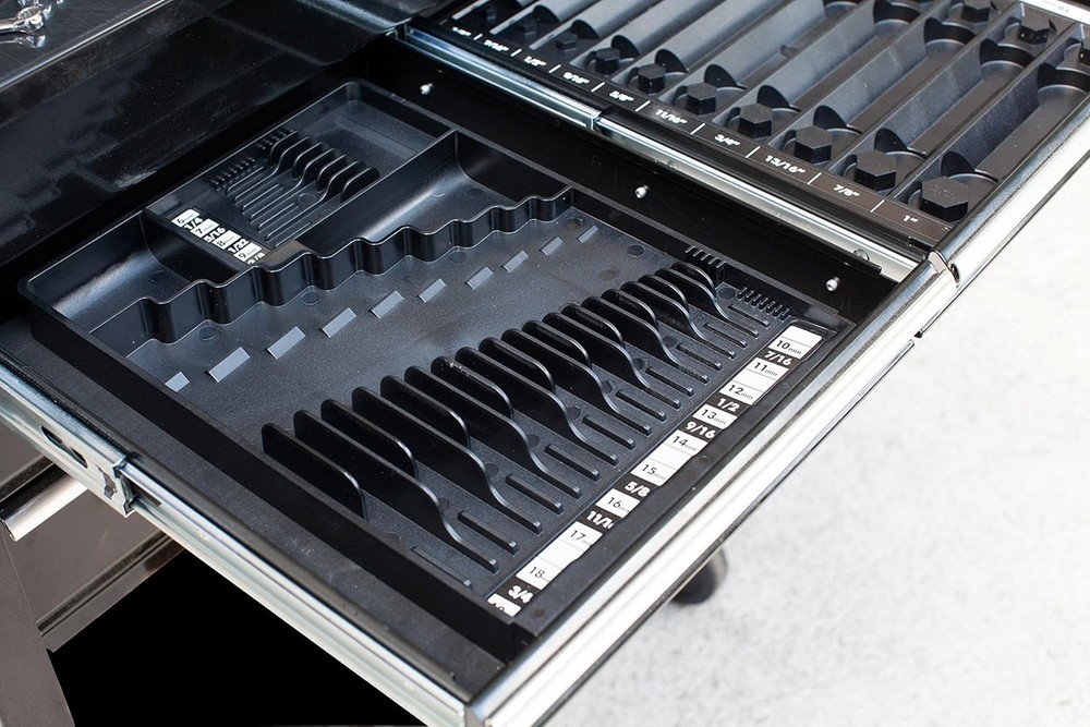 Black Wrench Organizer – Tool Storage Rack Holder