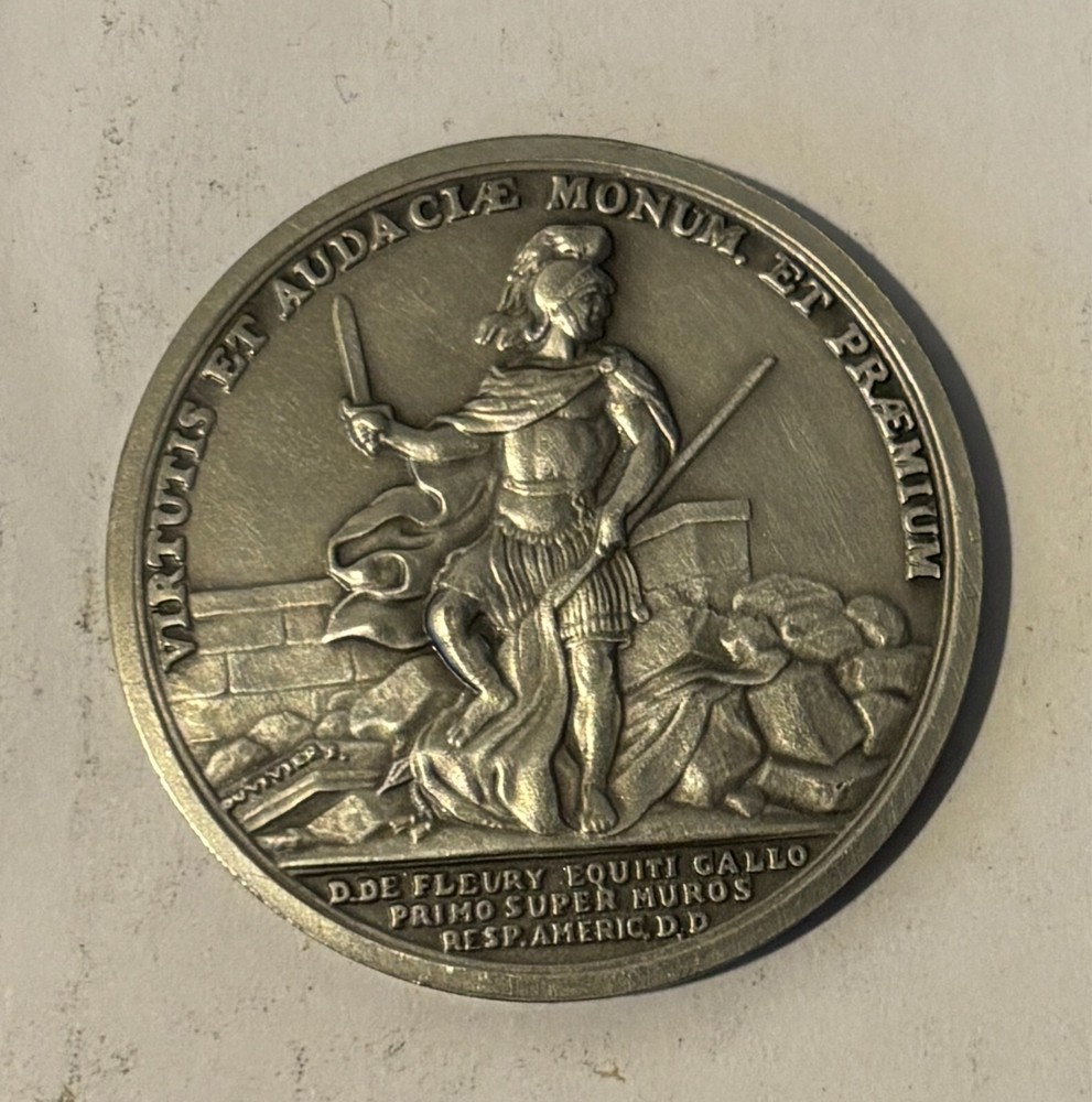 US Mint -Colonel De Fleury Pewter Medal