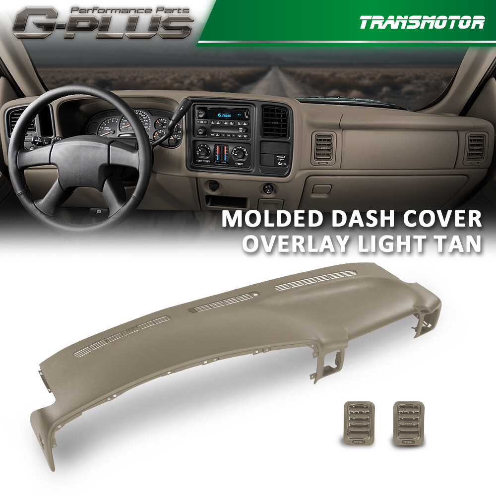 Dash Pad Dash Cap Panel Dashboard Fit For Silverado Sierra 1999-2006 Light Tan
