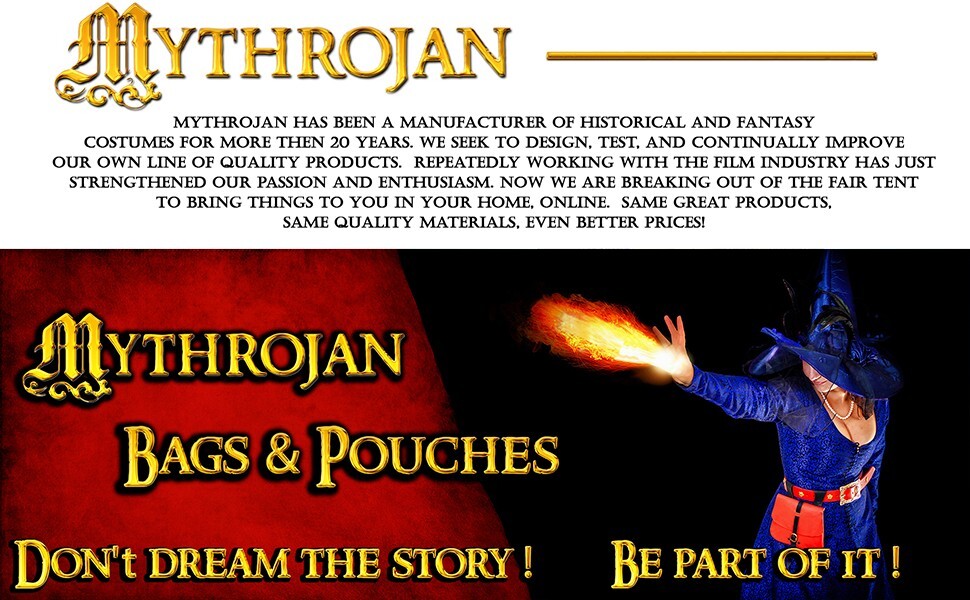 Medieval Belt Pouch Renaissance Accessories Suede Bag for LARP Cosplay - Blue