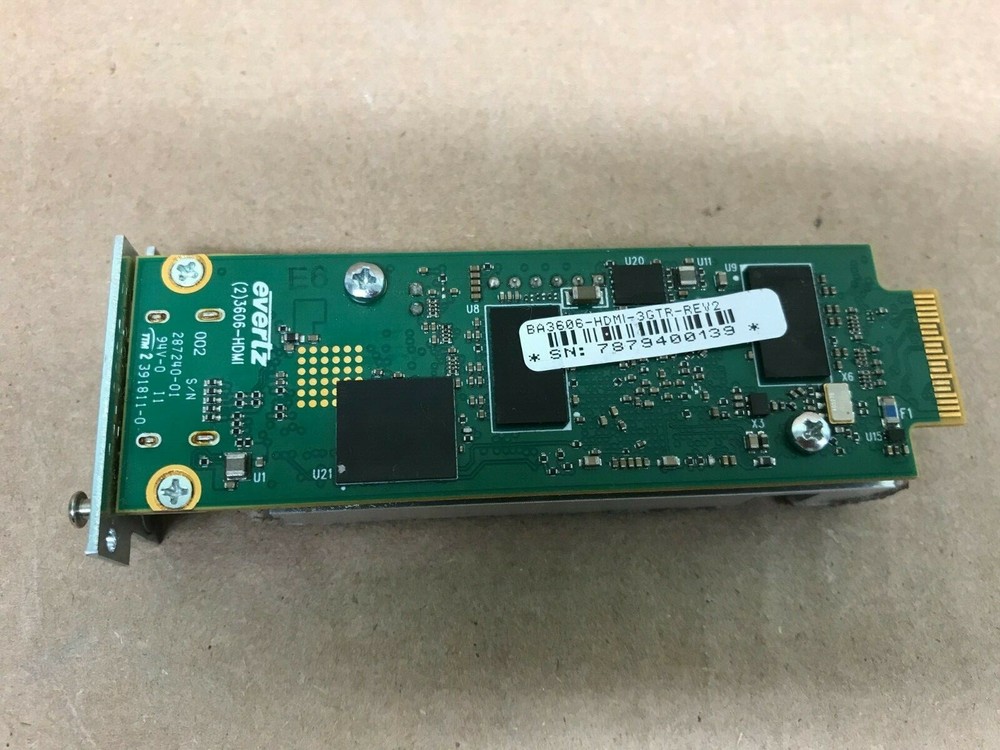 EVERTZ (2) 3606-HDMI MIO-HDMI-OUT-3G MODULE