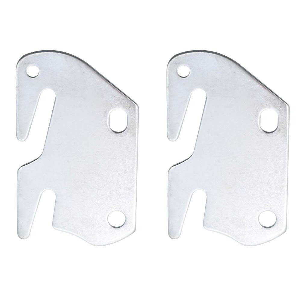 Kyuionty 2 Pcs #10 Bed Frame Hooks Wooden Rail Hook Plates for 2