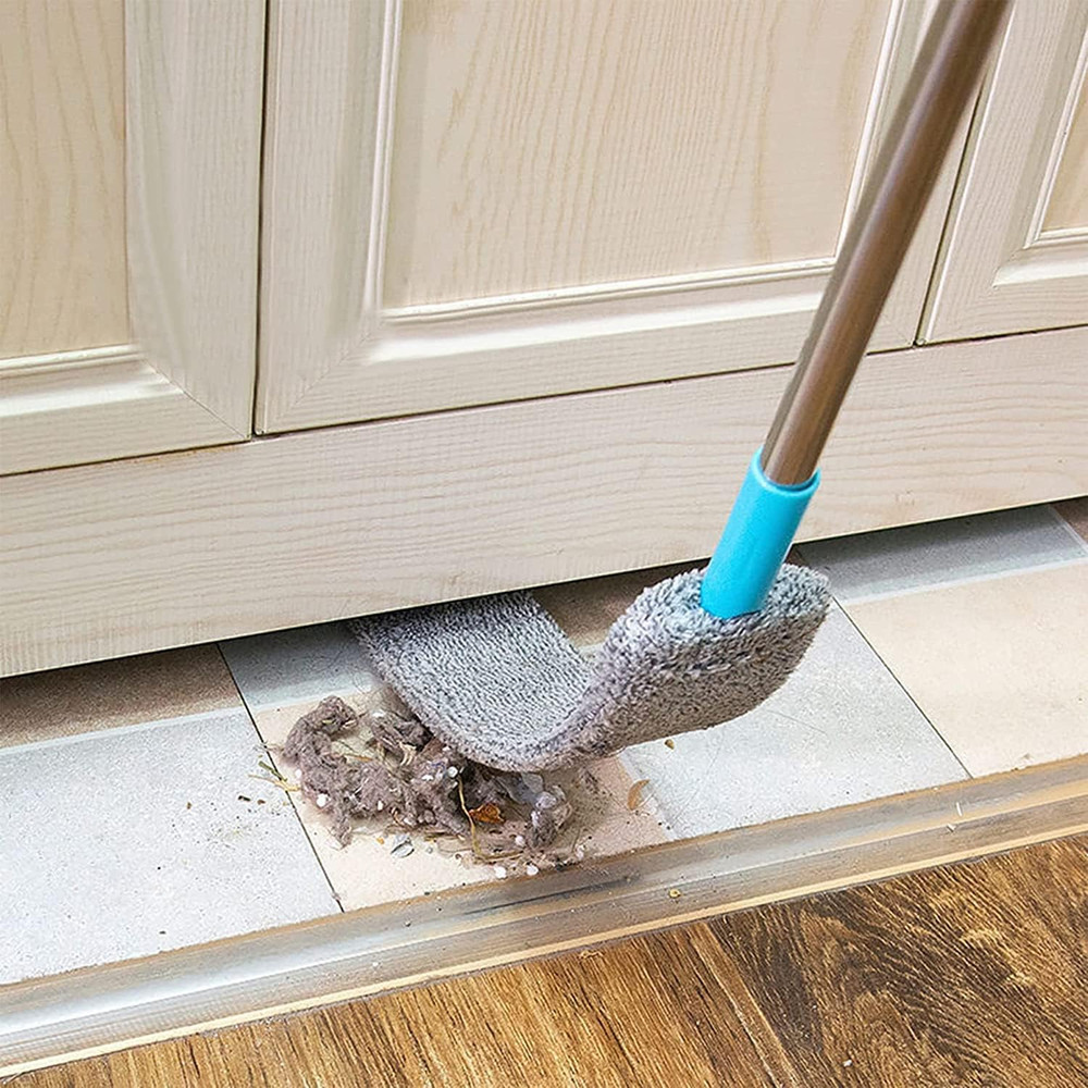 Retractable Gap Dust Cleaner under Appliance Microfiber Duster Dust Brush with E