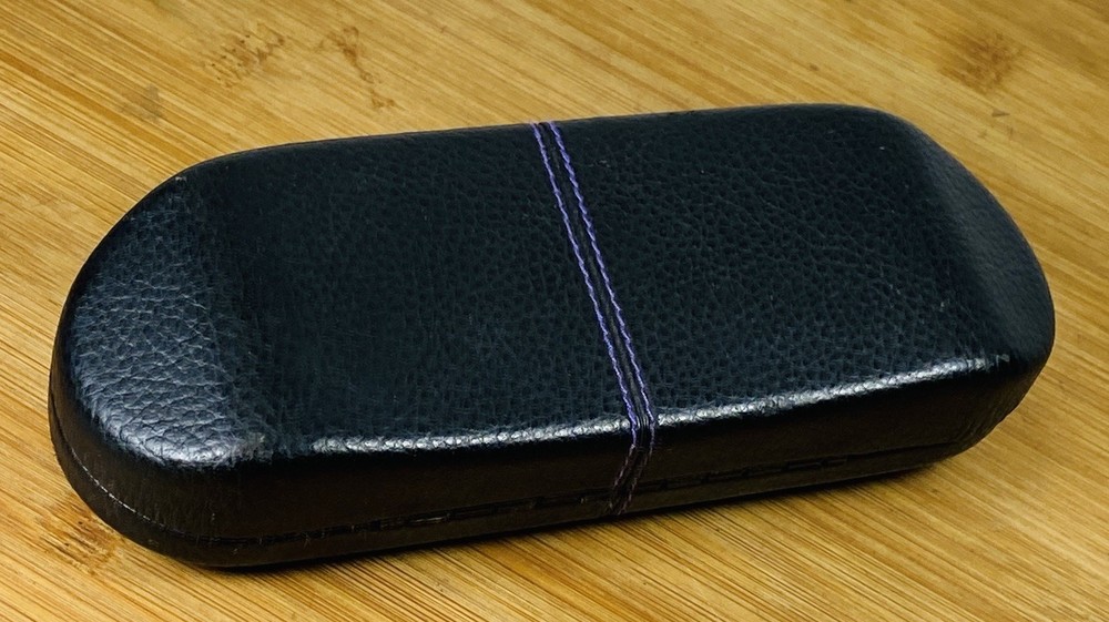 Linea Roma Leather Glasses Hard Case
