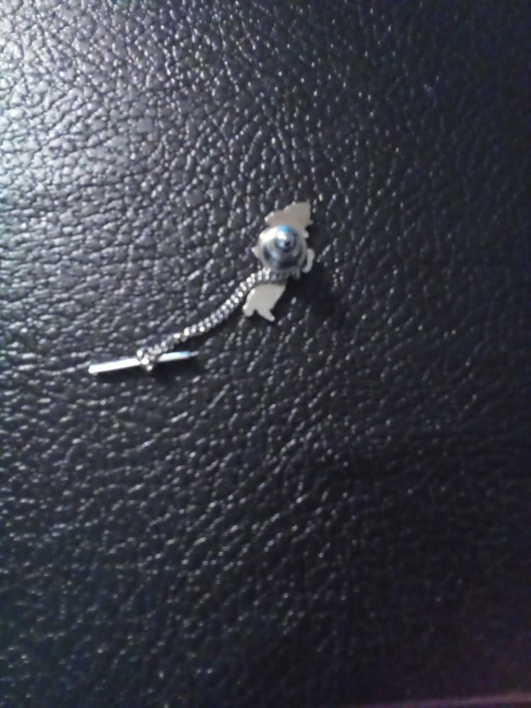 Lot 3 Fireman Tie Tac&Pin, Silver-Tone